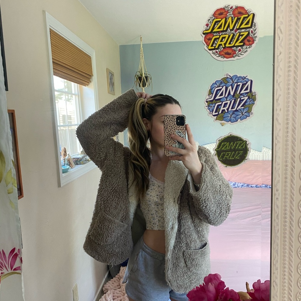 Super comfy faux fur coat